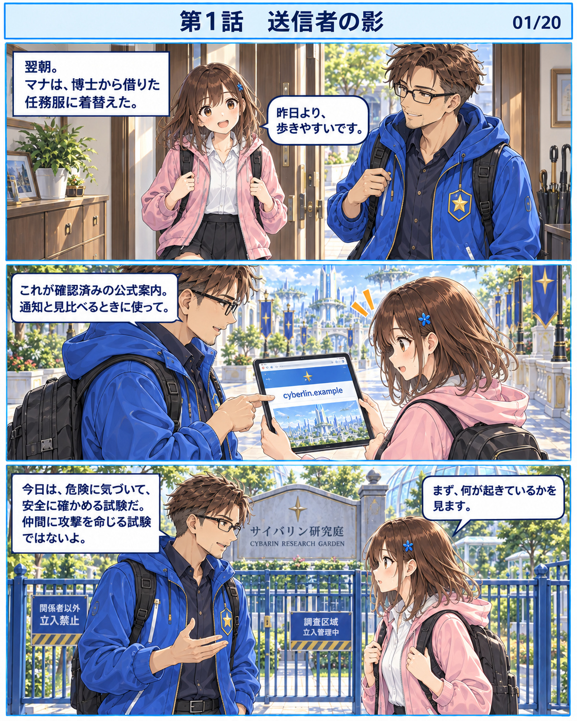 送信者の影 · 1 / 20