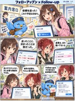 フォローアップン のマンガ見本