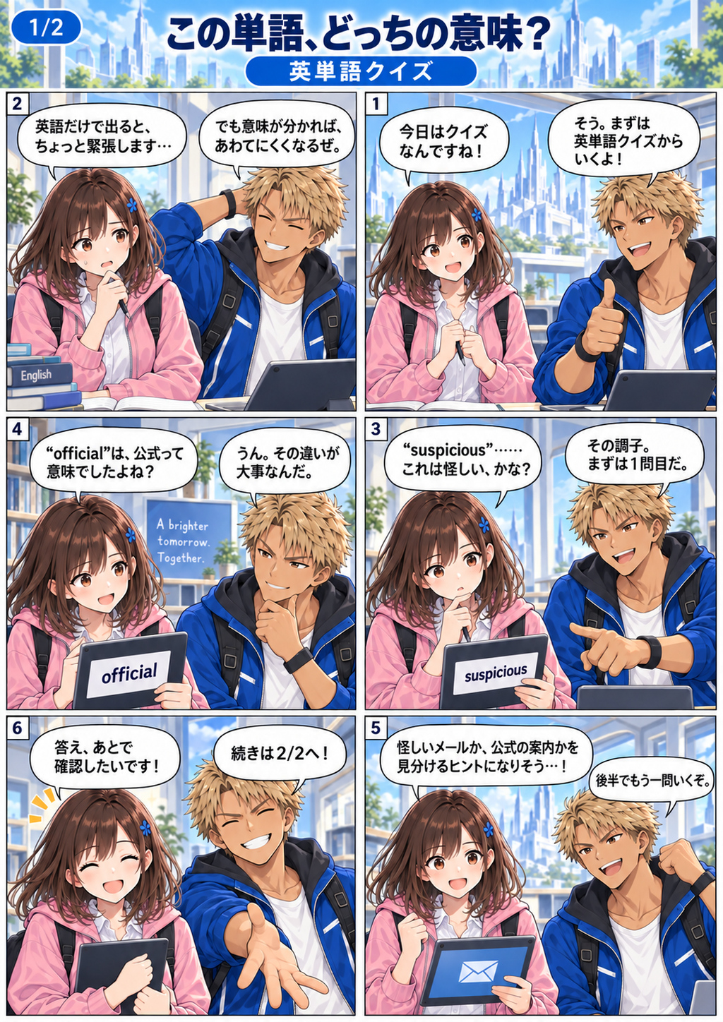 suspicious は、どっちの意味？