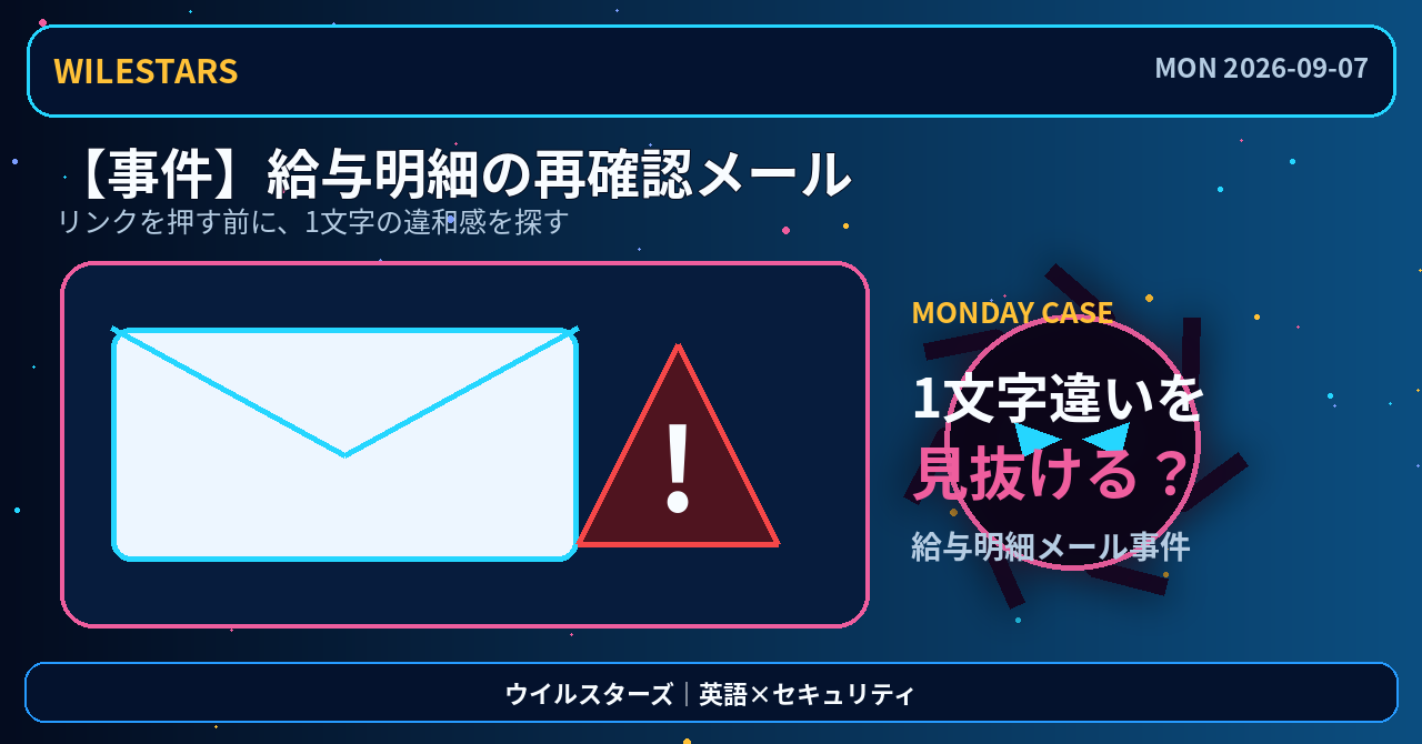 給与明細メール事件を調査するマナとセキュドン
